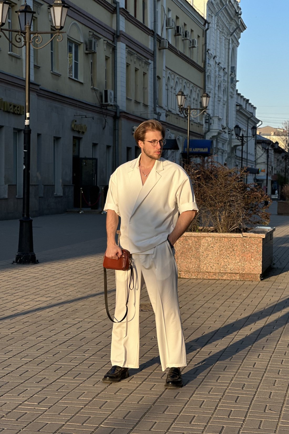 ГОЛЬФ КОСТЮМ МОЛОЧНЫЙ — кадр 1